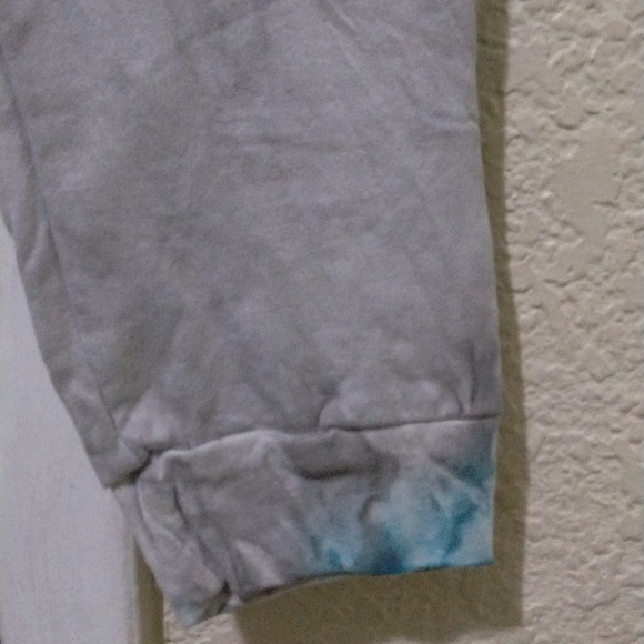 Tie dye sweatshirt crop top blue and Gray size large - Picture 12 of 12